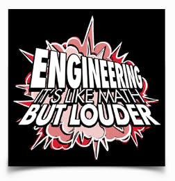 STICKER: Engineering - Like Math But Louder