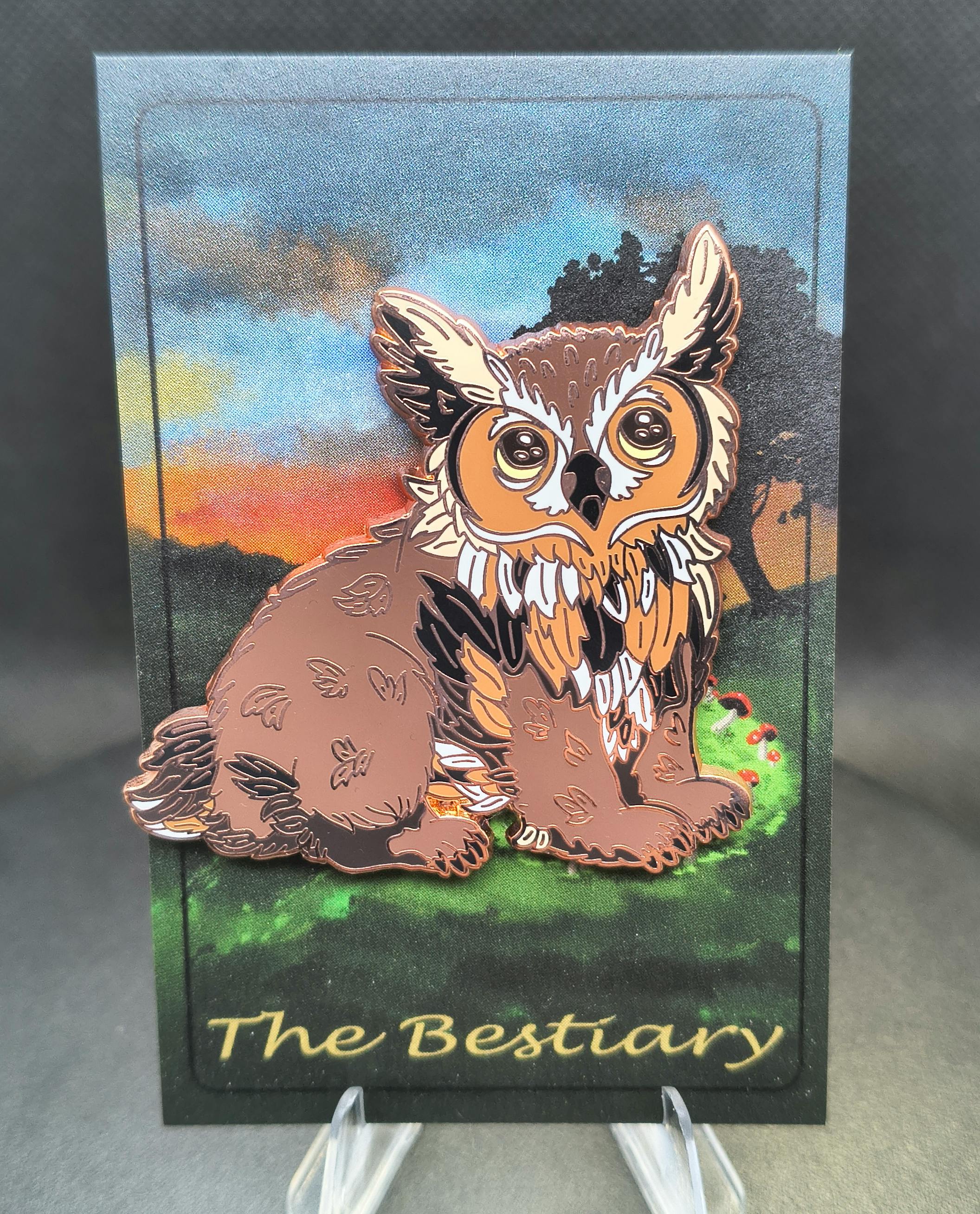 Owlbear pin 