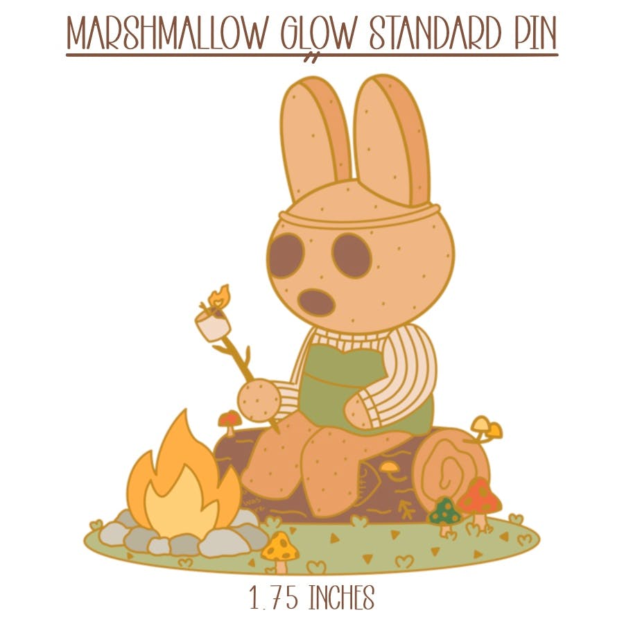 Marshmallow Glow Standard Pin