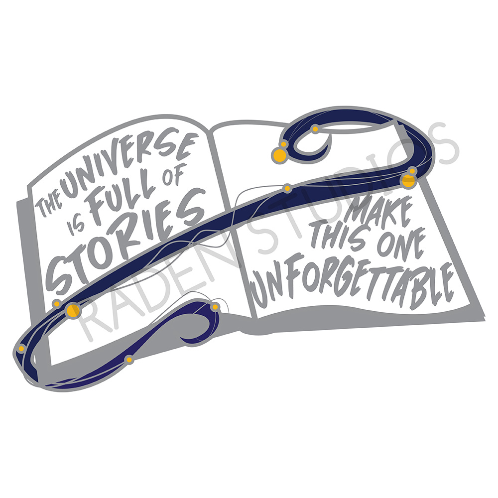 Mythical Bard Series - "Unforgettable" MINI Storytelling Pin (A-GRADE PIN)