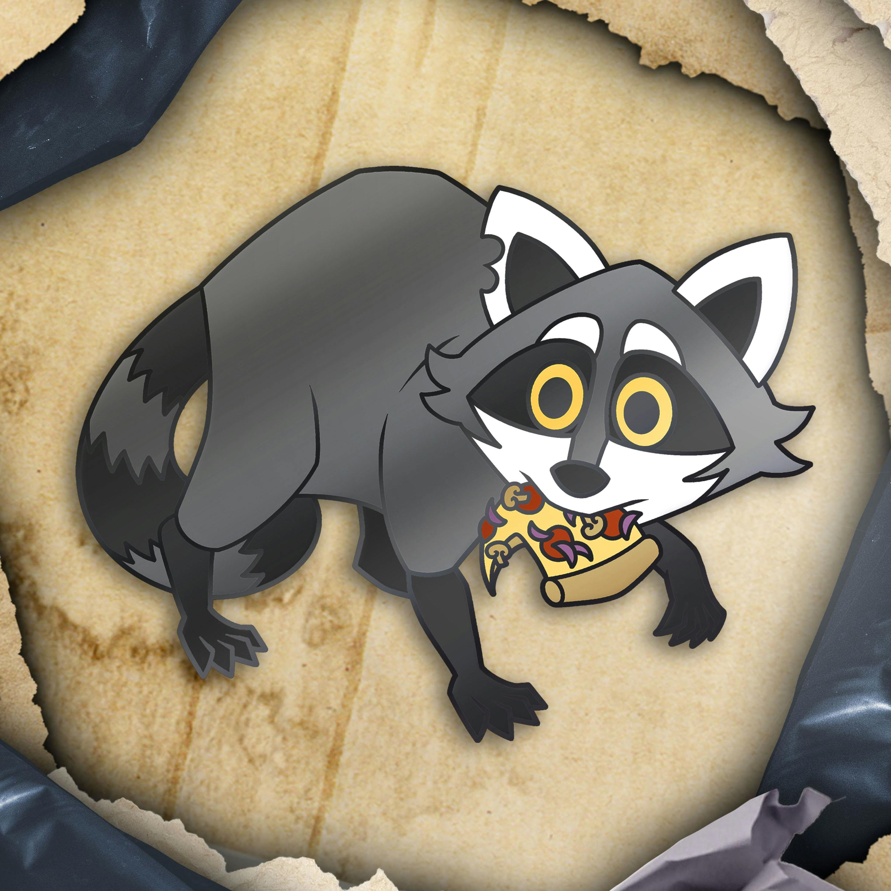 EXTRA Pin Single - Winston the Raccoon