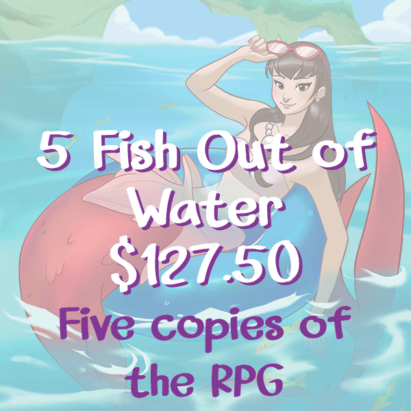 Fish Out of Water - 5 copies of game