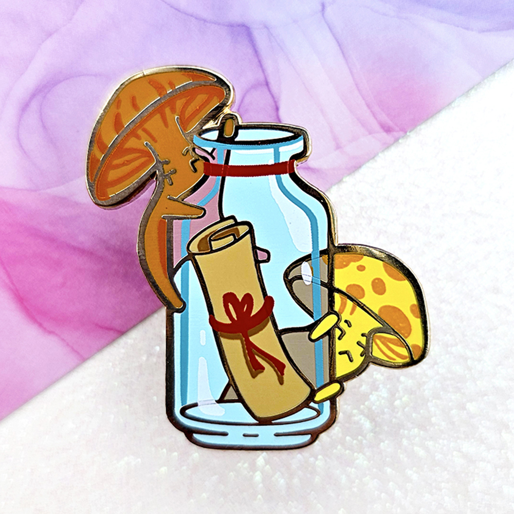 "Secret Scroll Security" Enamel Pin