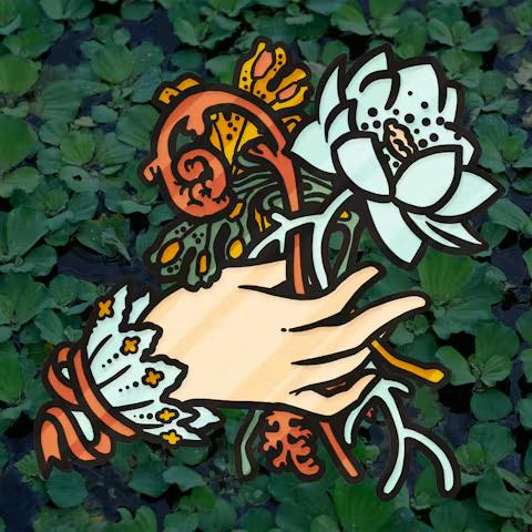 Offering - Enamel pin