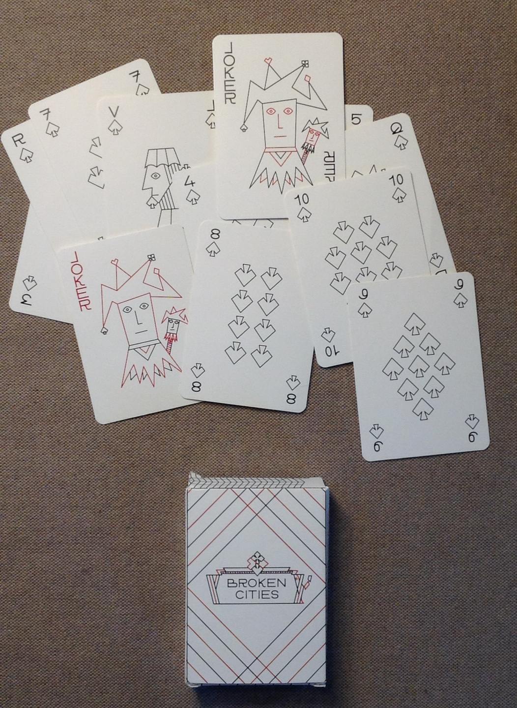 [EN] Printed copy of Broken Cities' playing cards