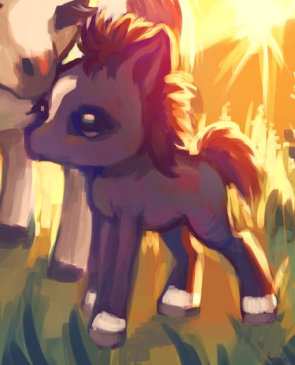 Free mini foal pin with orders of over 3 pins