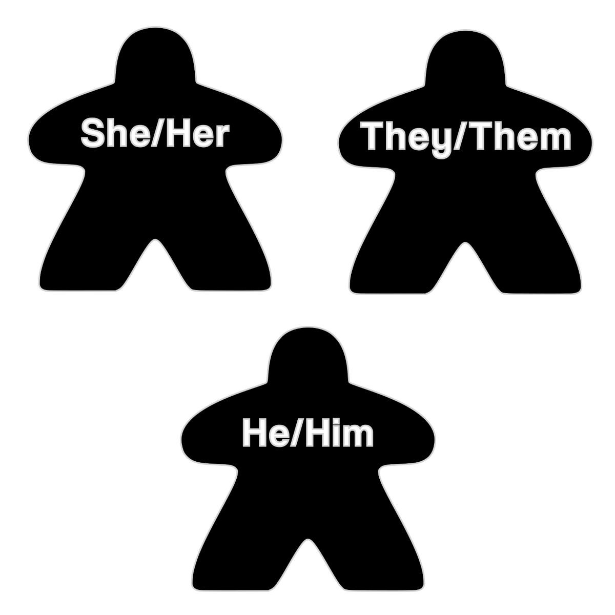 Pronoun Meeple
