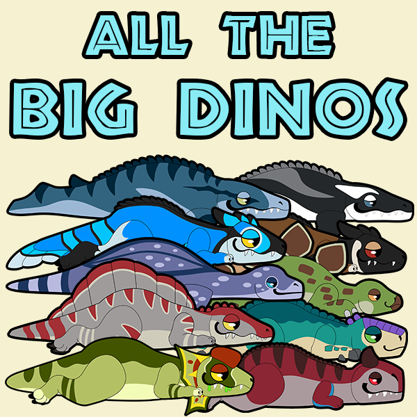 All In: ALL Big DinoSnores!