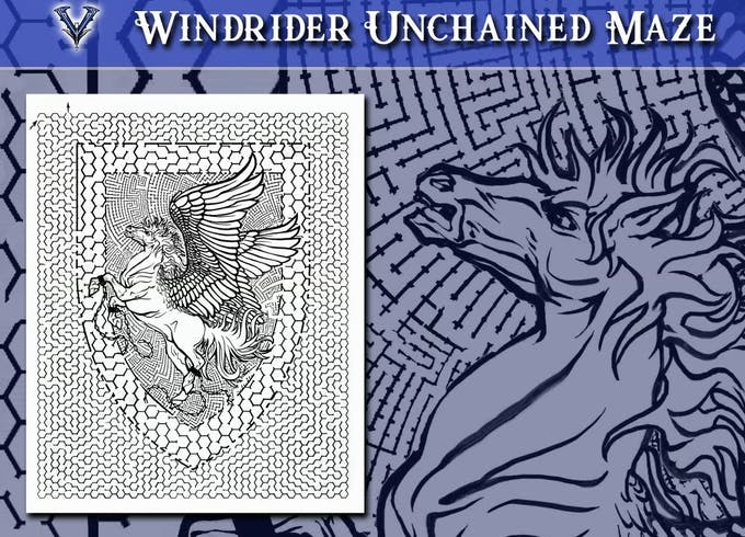 Valdemar - Maze Prints – Windrider & Hawkbrothers