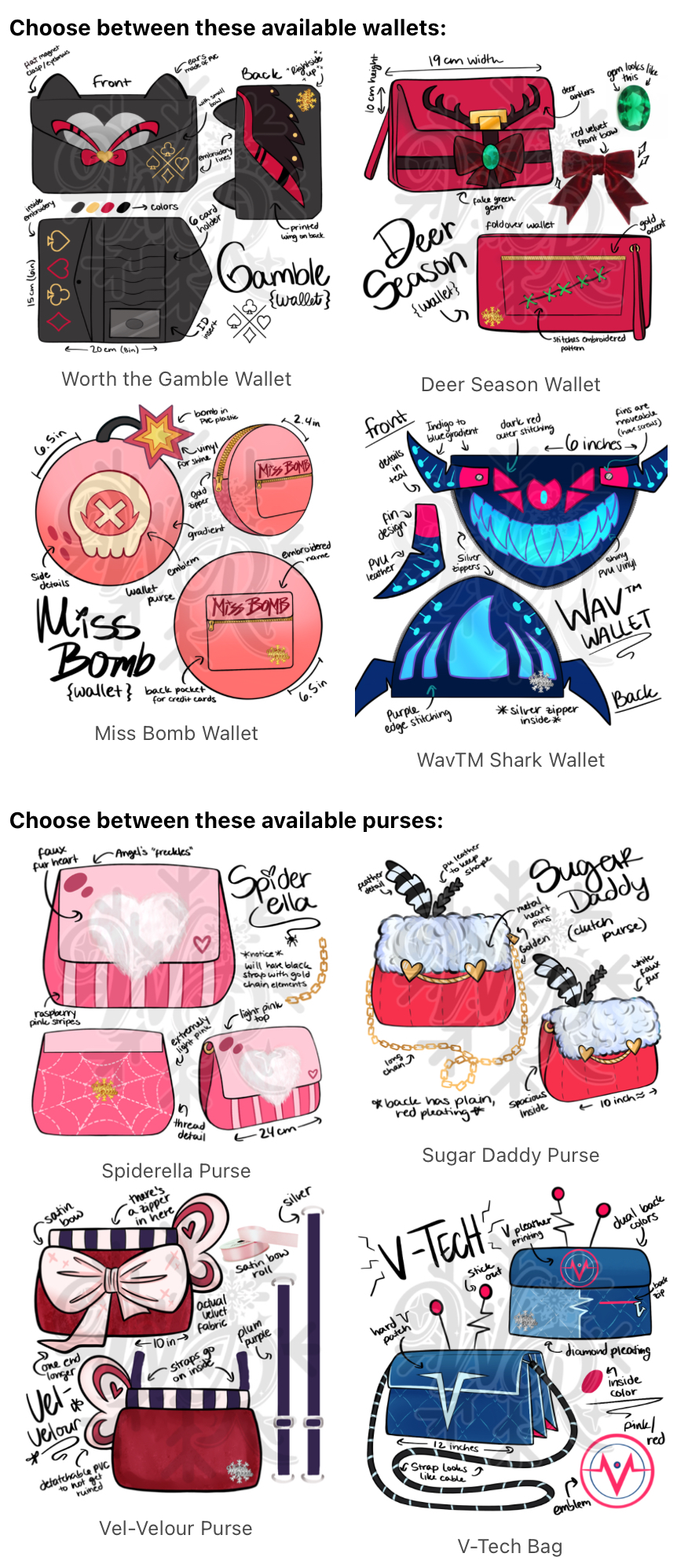 2x Purses 2x Wallets Big Boss of Hell BUNDLE