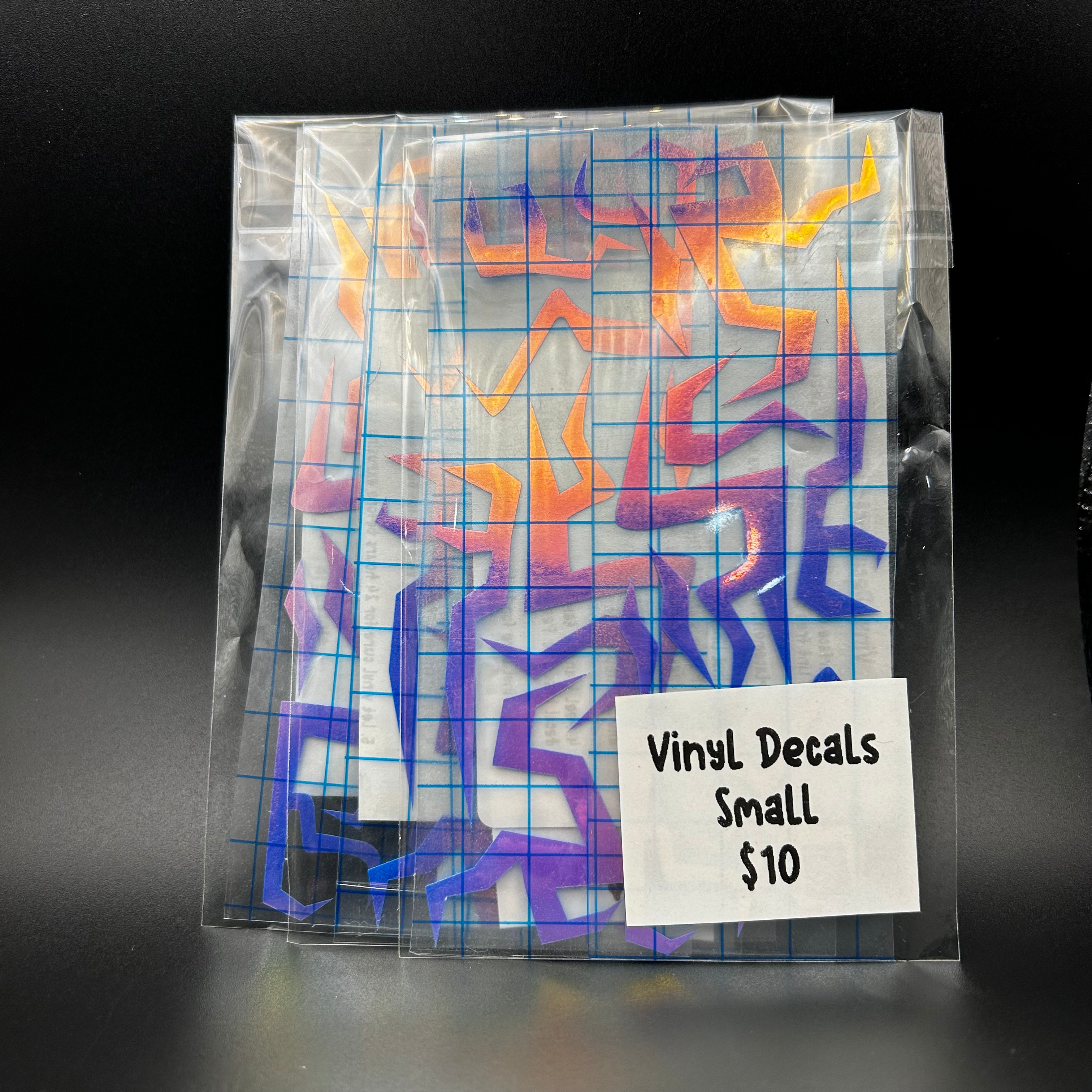 Demon Pattern Vinyl Decals - Small