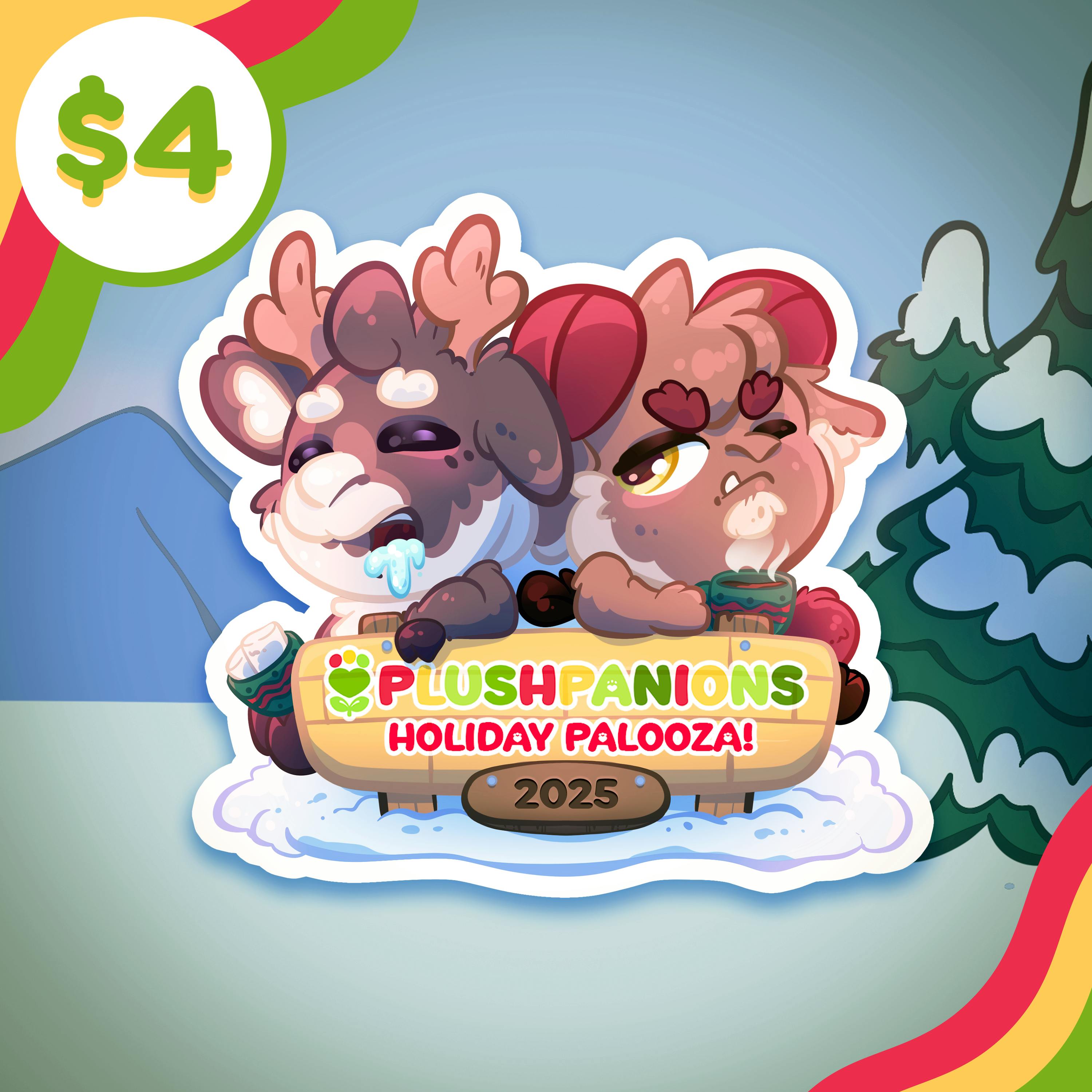 🐐 Holiday Palooza Sticker - 2025 🐐