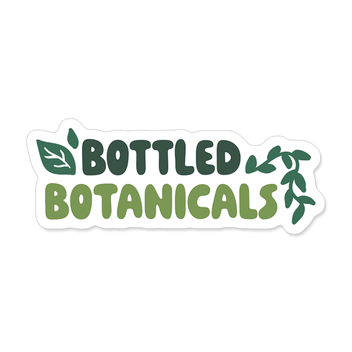 Bottled Botanicals Logo Sticker