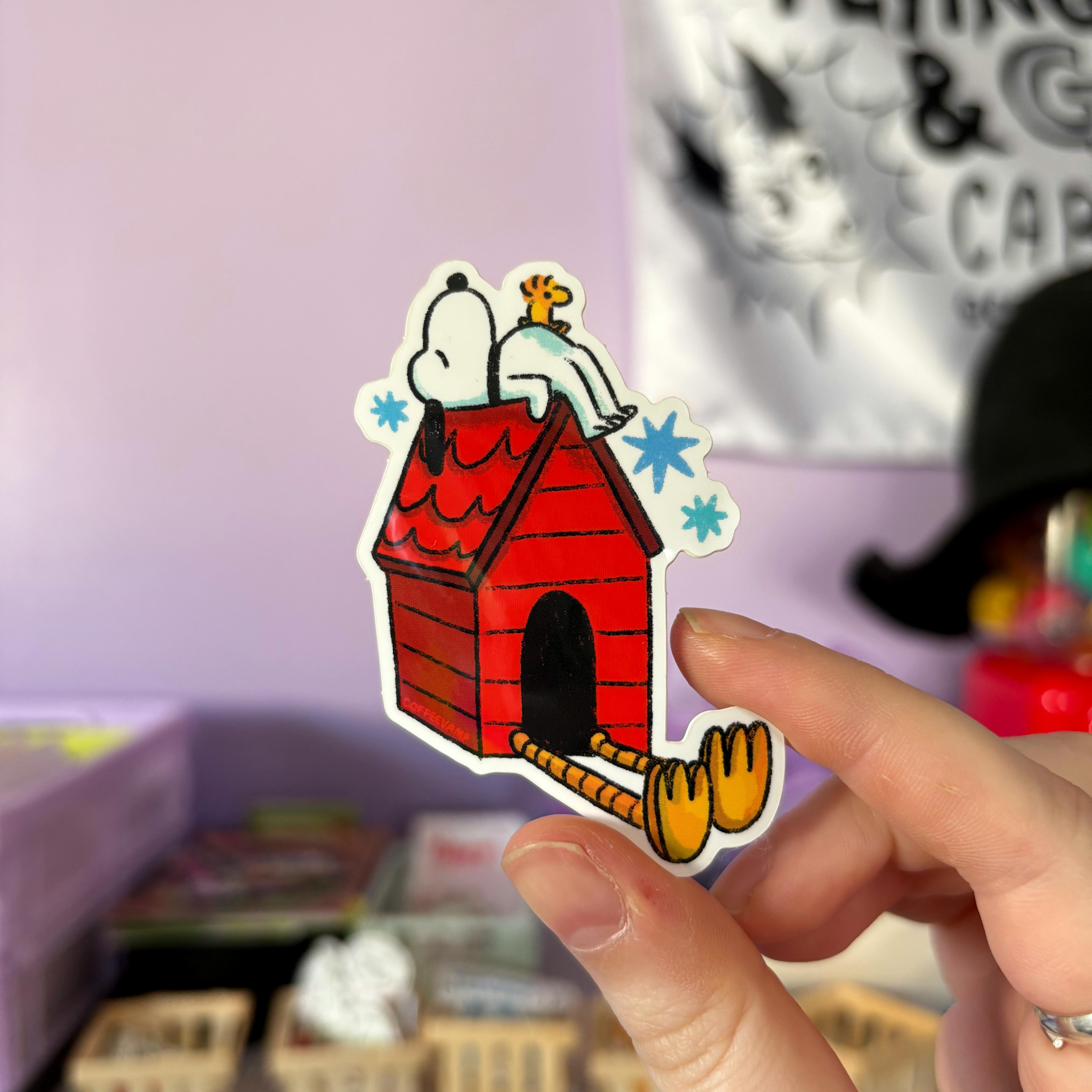 Baba Yaga Doghouse Vinyl Sticker