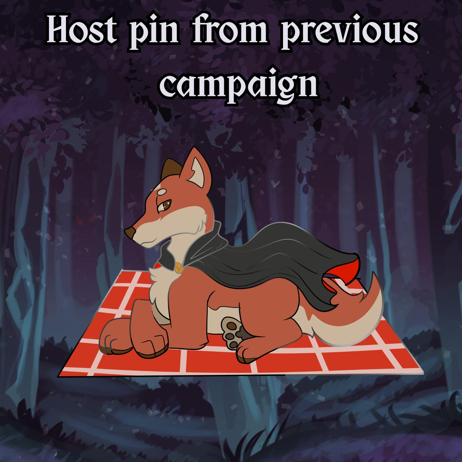 Host pin from previous campaign