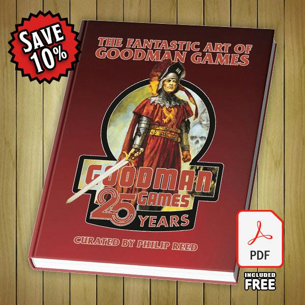 The Fantastic  Art of Goodman Games, Sanjulian Cover (Print+PDF)