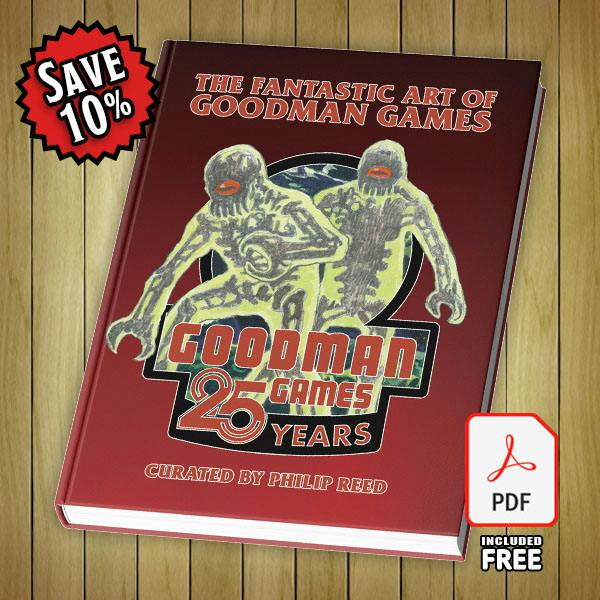 The Fantastic Art of Goodman Games, Peter Mullen Cover (Print+PDF)