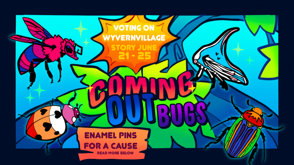 Bugs Coming Out - A pride themed project for a cause!