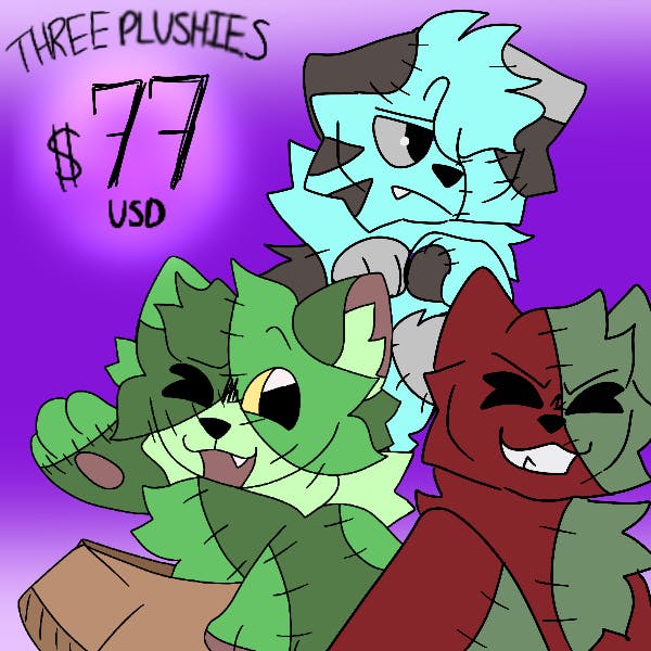 Plushie Trio