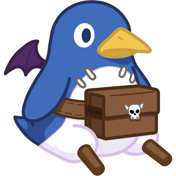 Penguin 3 inch Sticker