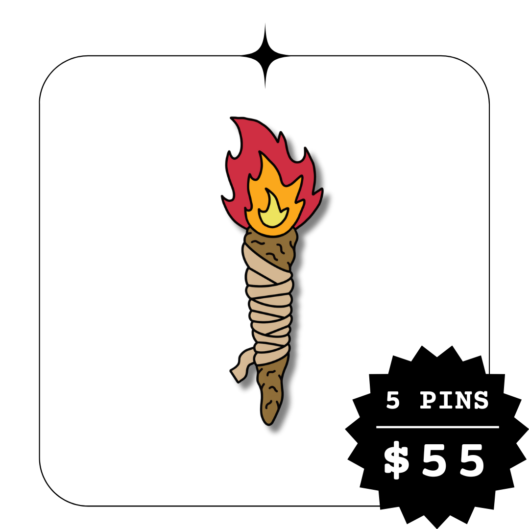 FIVE [5] Pins from the Fantasy Series