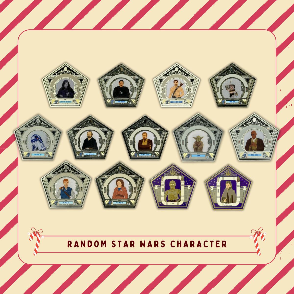 3 Random Galactic Character Pins