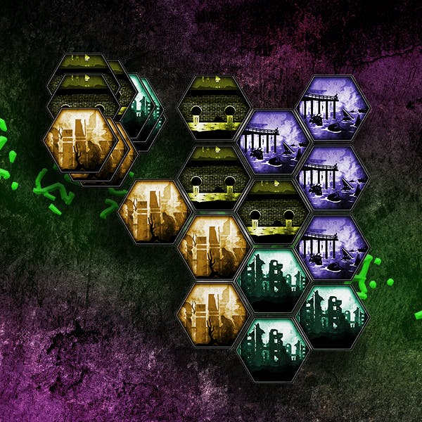 THE LEGACY OF CTHULHU - SET OF TILES