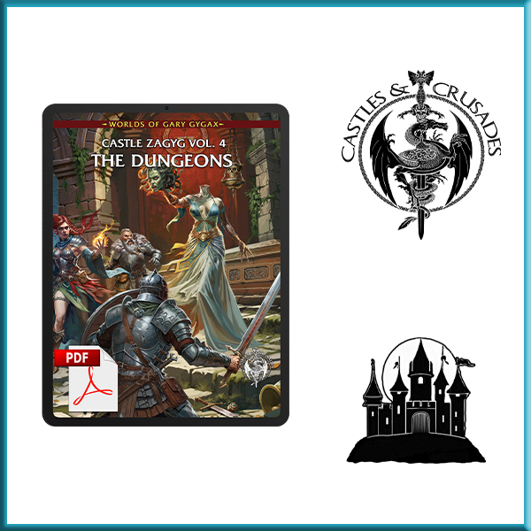 Castle Zagyg Vol 4: The Dungeons (PDF ONLY)