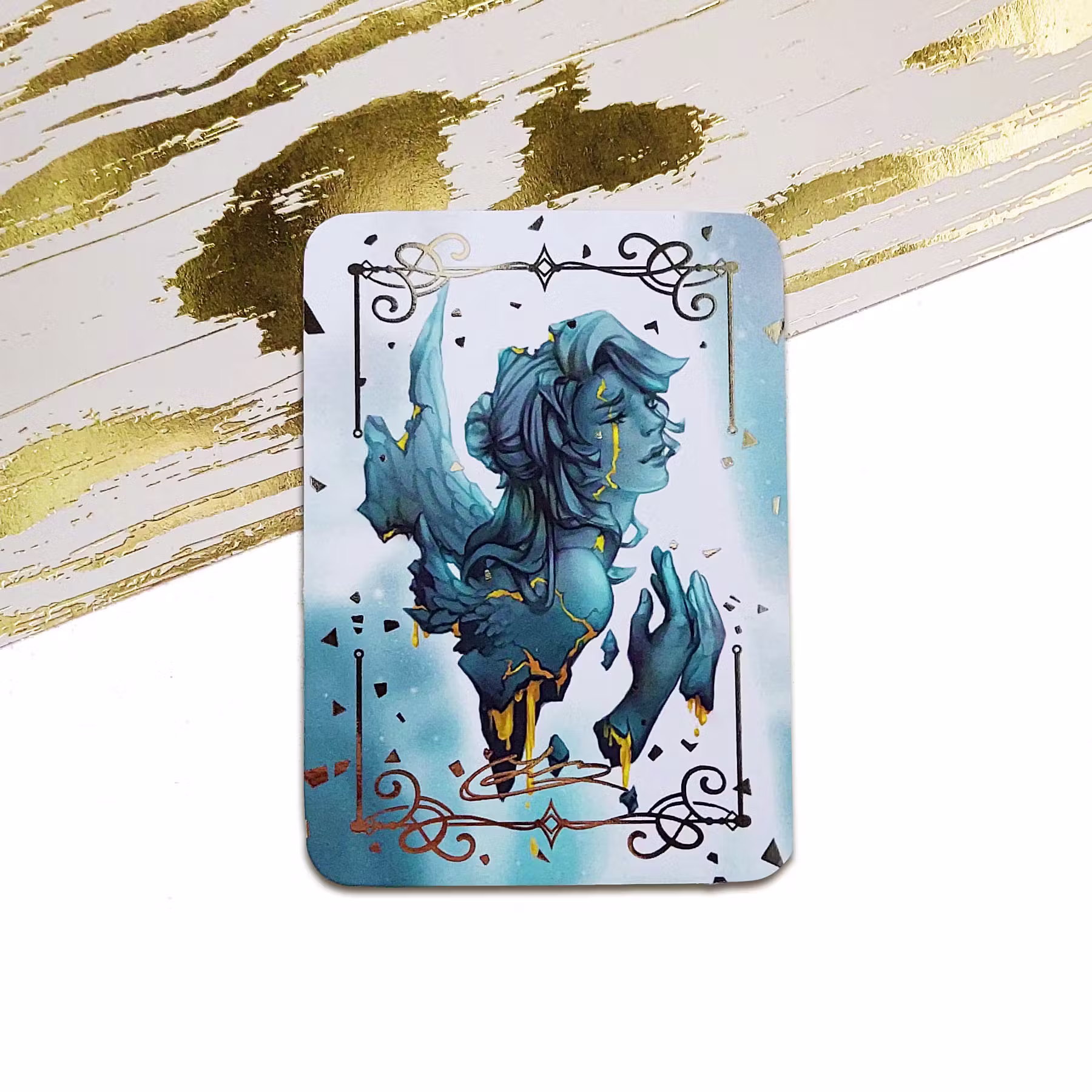 "Angel Statue" Collectible Trading Card