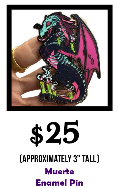 Muerte Enamel Pin