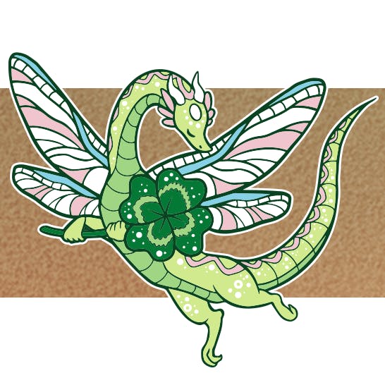 Luck Hoarder Enamel Pin