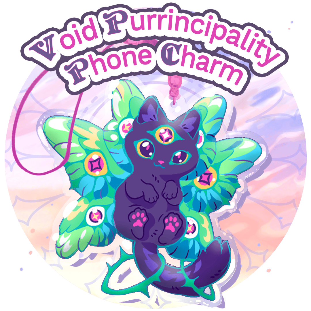 Void Purrincipality Phone Charm
