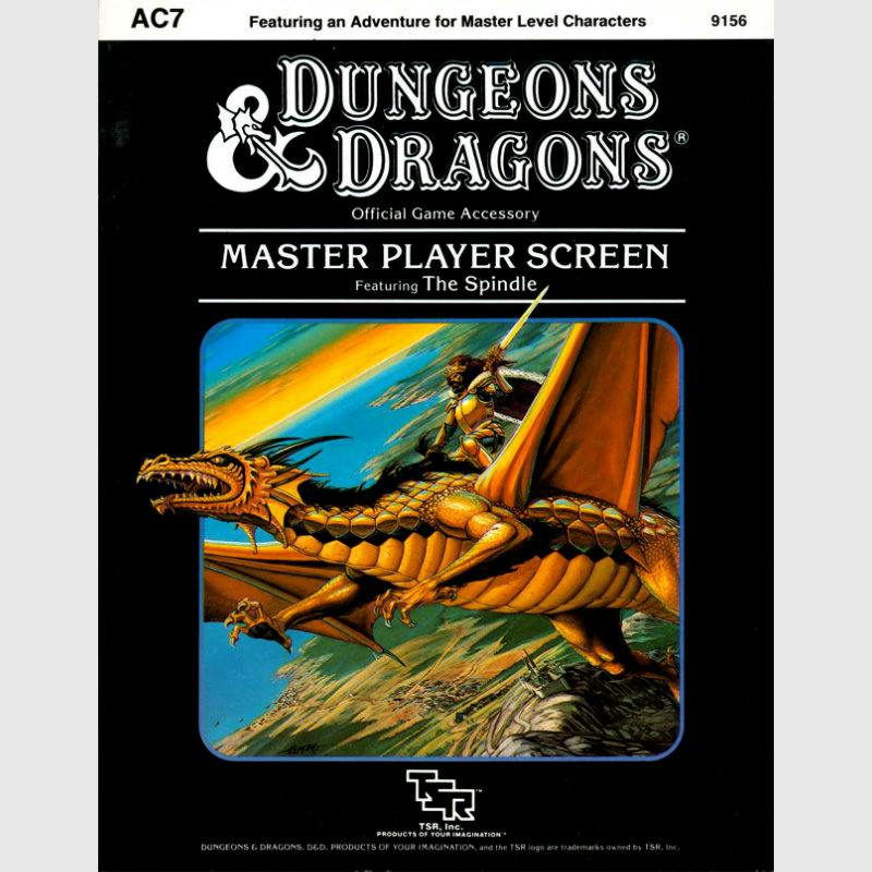 AC7: Master Player Screen featuring The Spindle (August 1985)