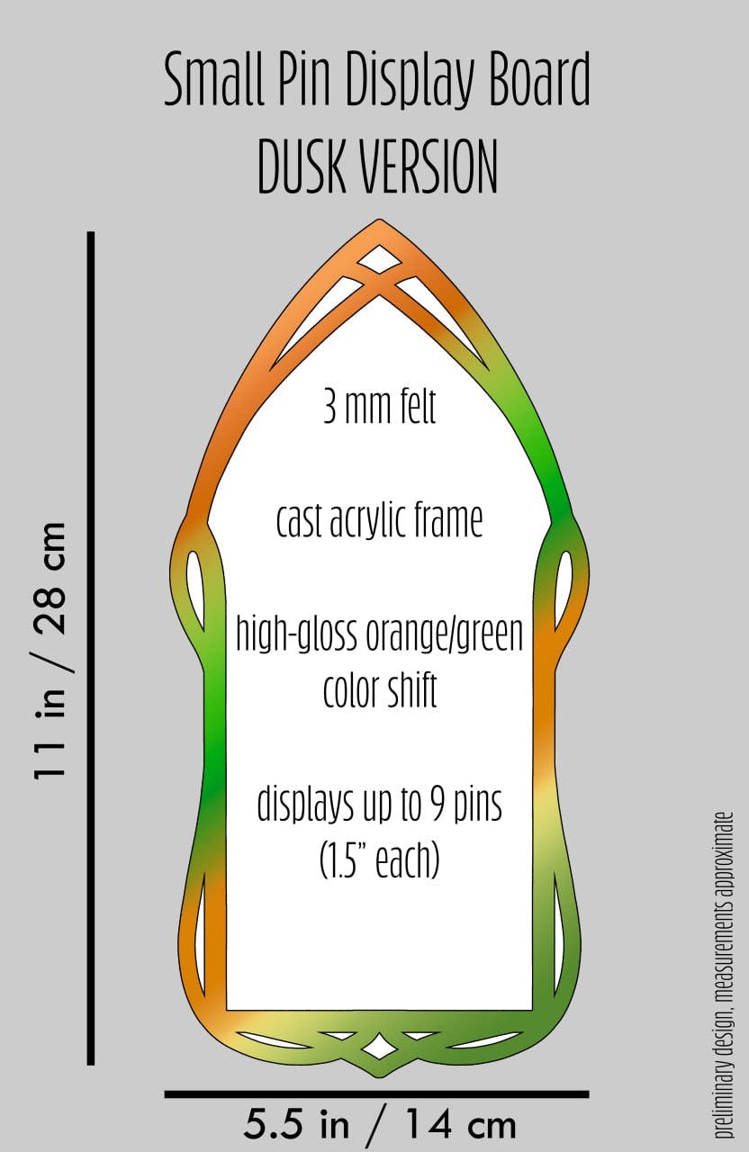 Exclusive Pin Board in Dusk (small)