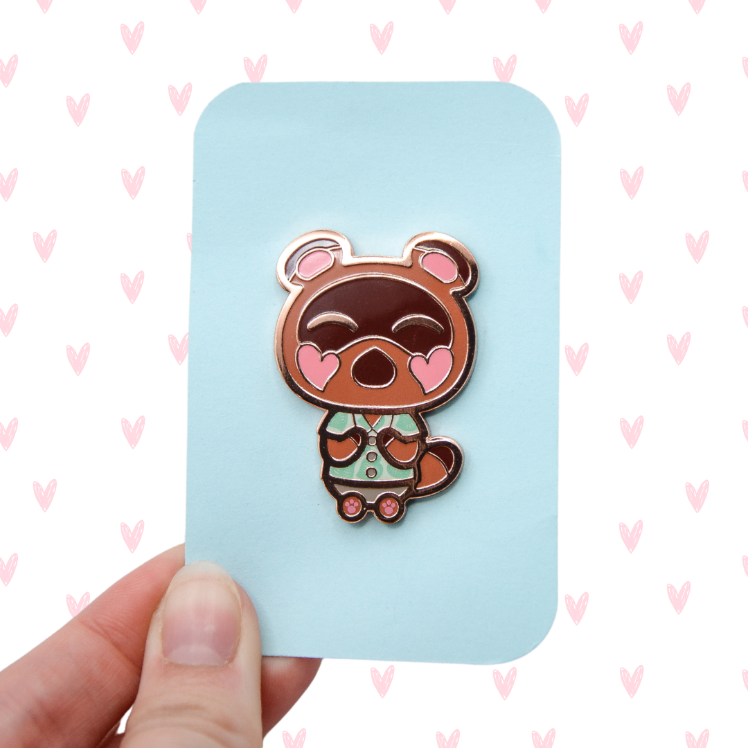 Tanuki Crook Enamel Pin