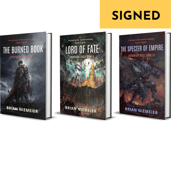 All 3 Hardcovers Signed