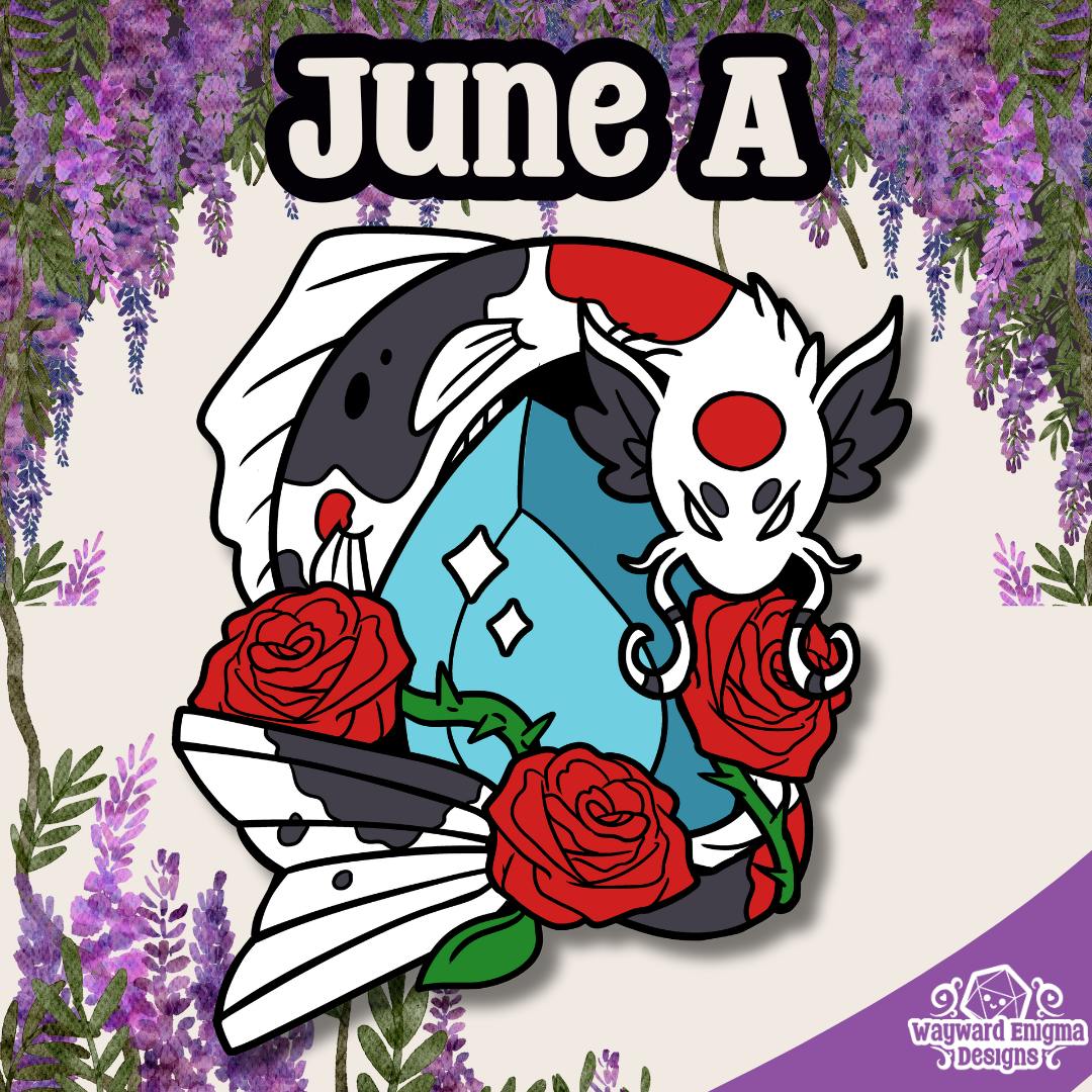 June A - Birthstone Beast Enamel Pin