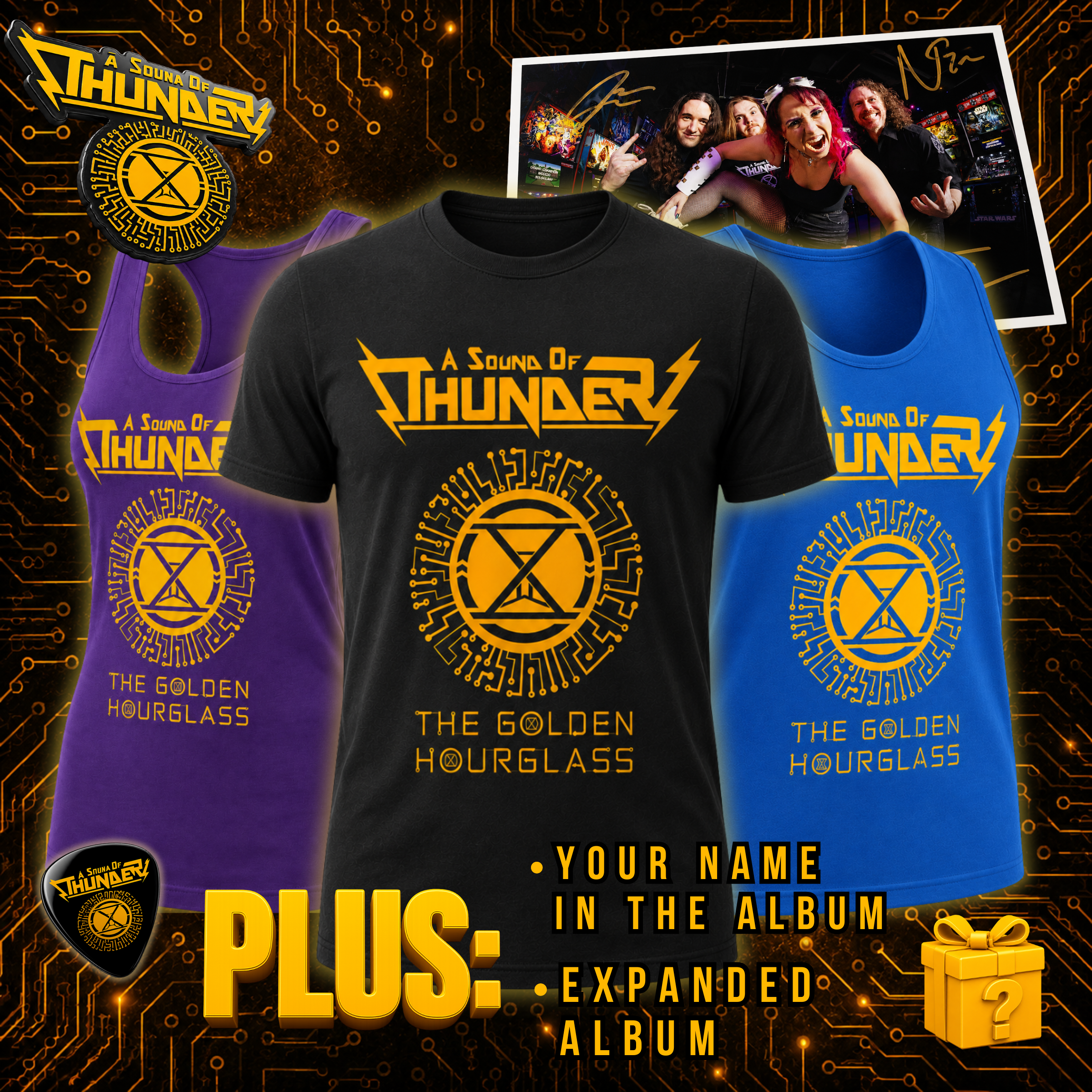 Honored Heroes: Shirt or Tank + Your Name in the Credits + Expanded Album + Autograph Option