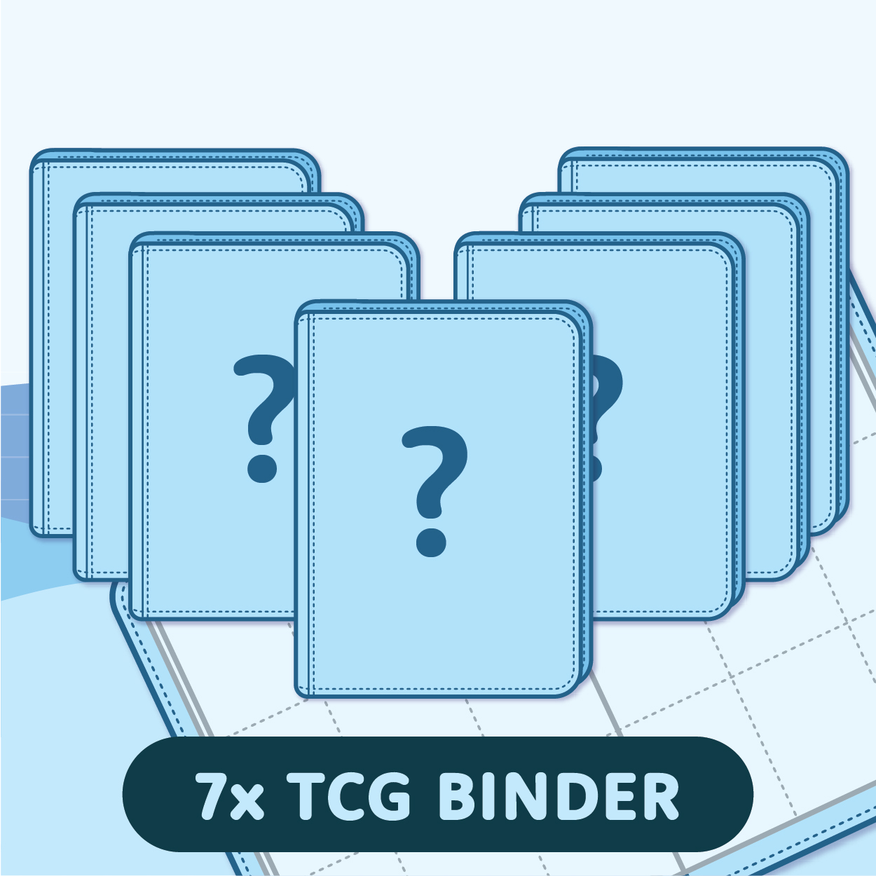 Seven 9-Pocket Binders