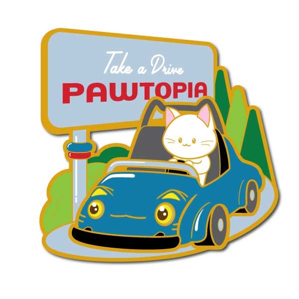 Pawtopia Pin