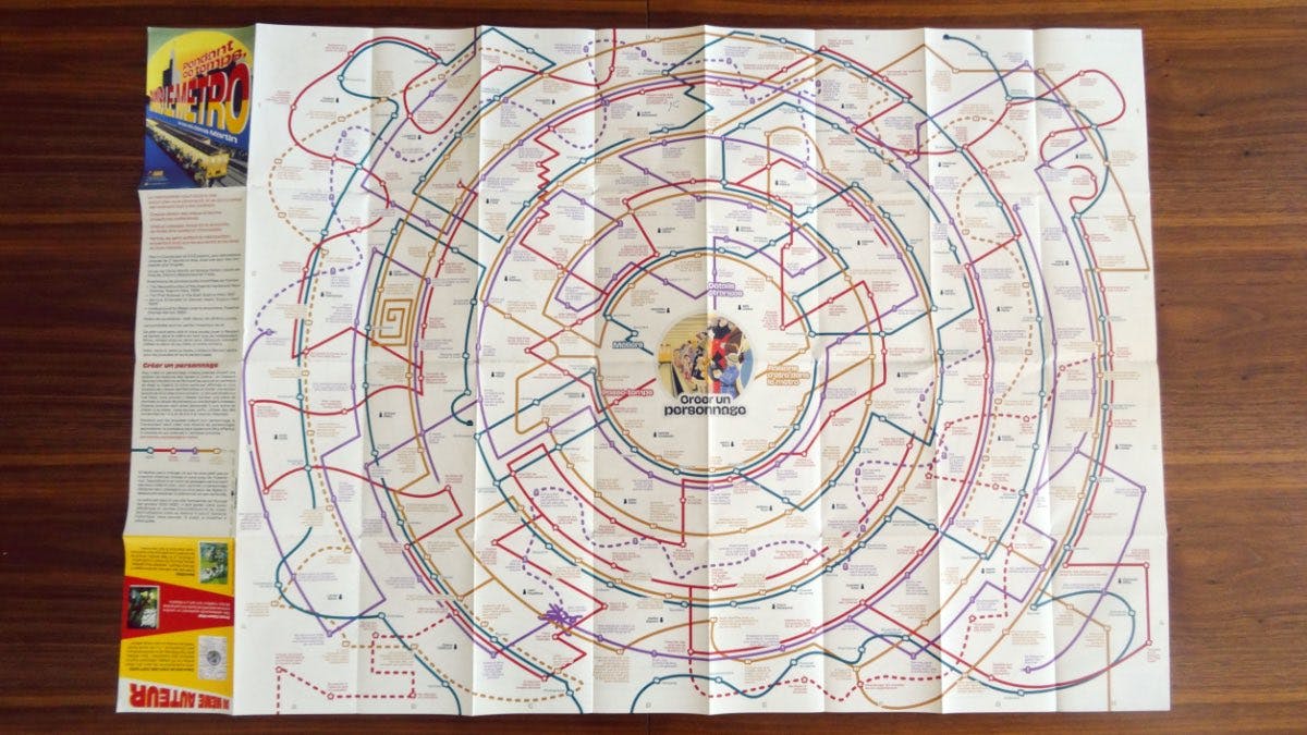 [FR] Exemplaire imprimé de Pendant ce temps, dans le métro