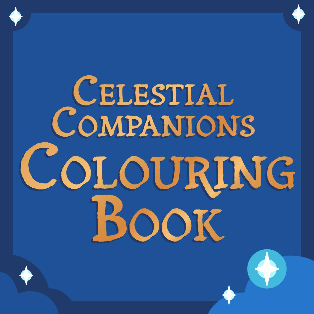 Celestial Companions Colouring Book