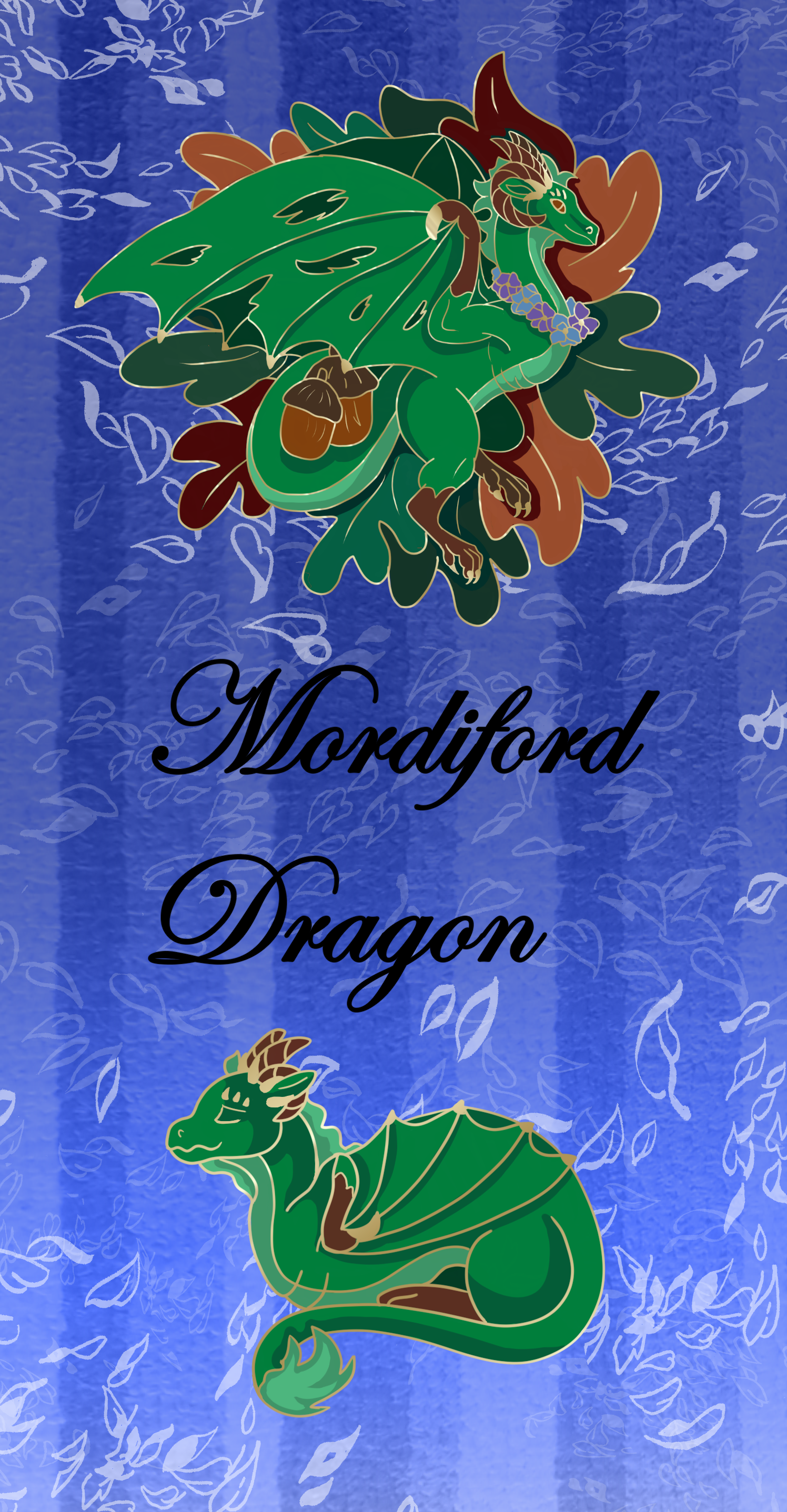 Mordiford Dragon bookmark