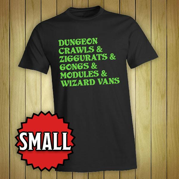 T-Shirt: Dungeon Crawls & Ziggurats & etc. (Small)