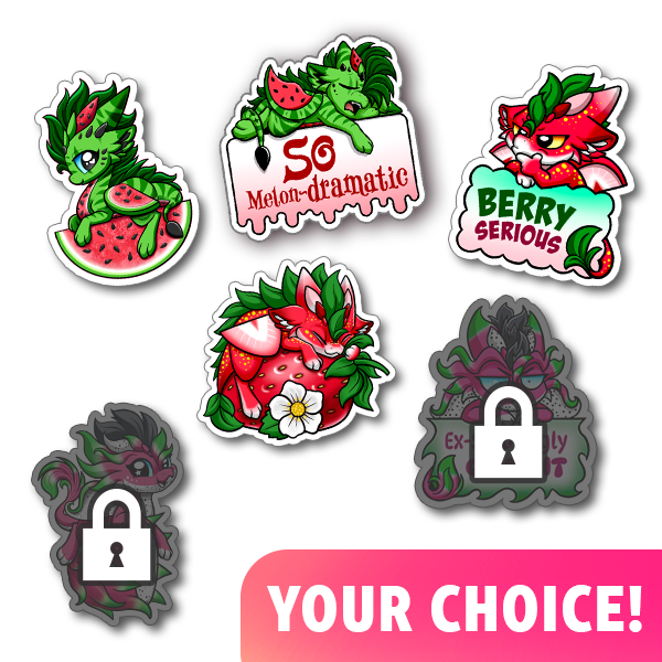 Single Die Cut Sticker (YOUR CHOICE)