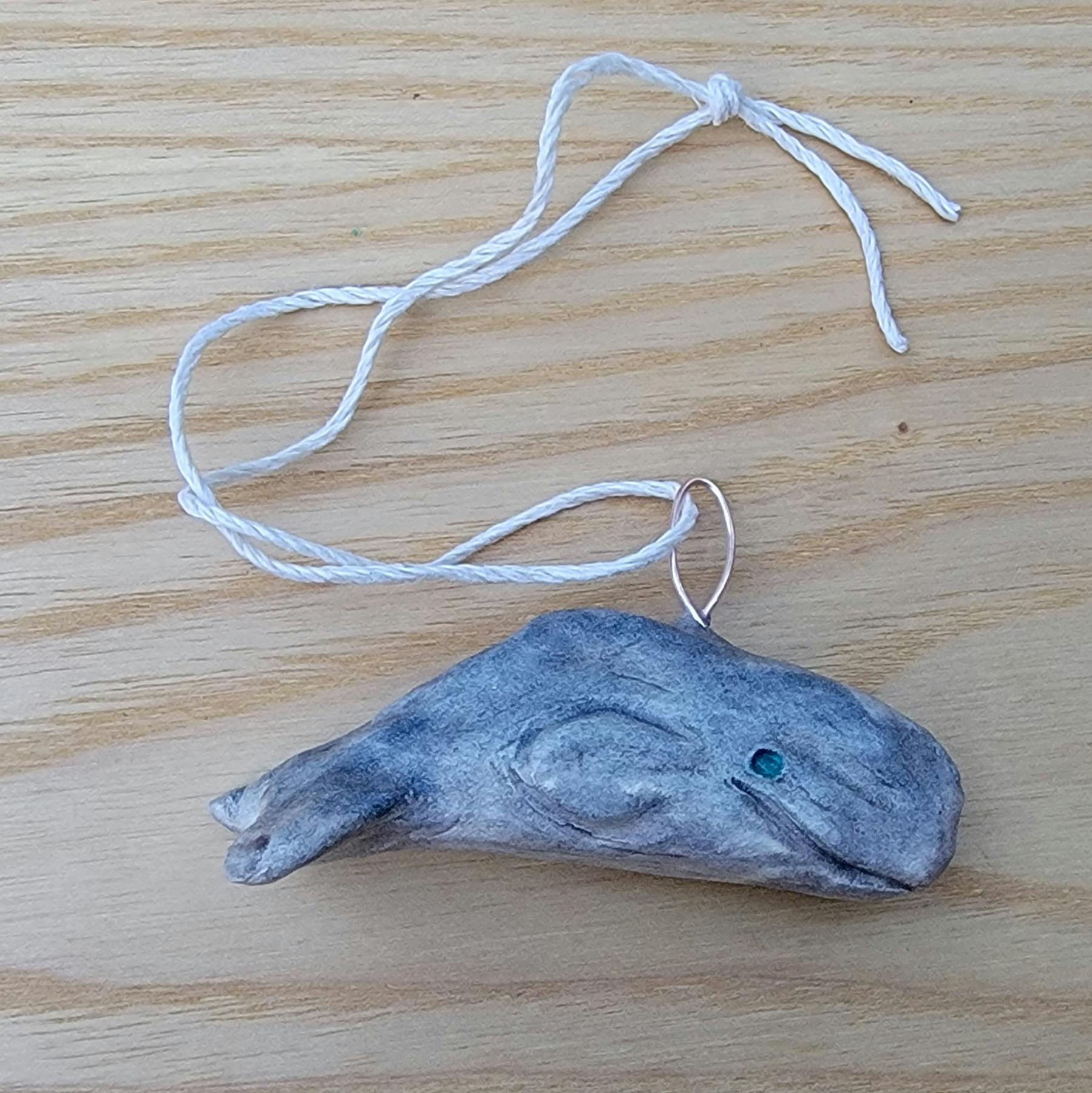 Sperm whale ornament 