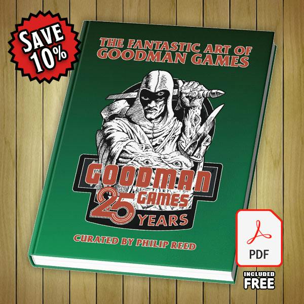 The Fantastic Art of Goodman Games, Brad McDevitt Cover (Print+PDF)
