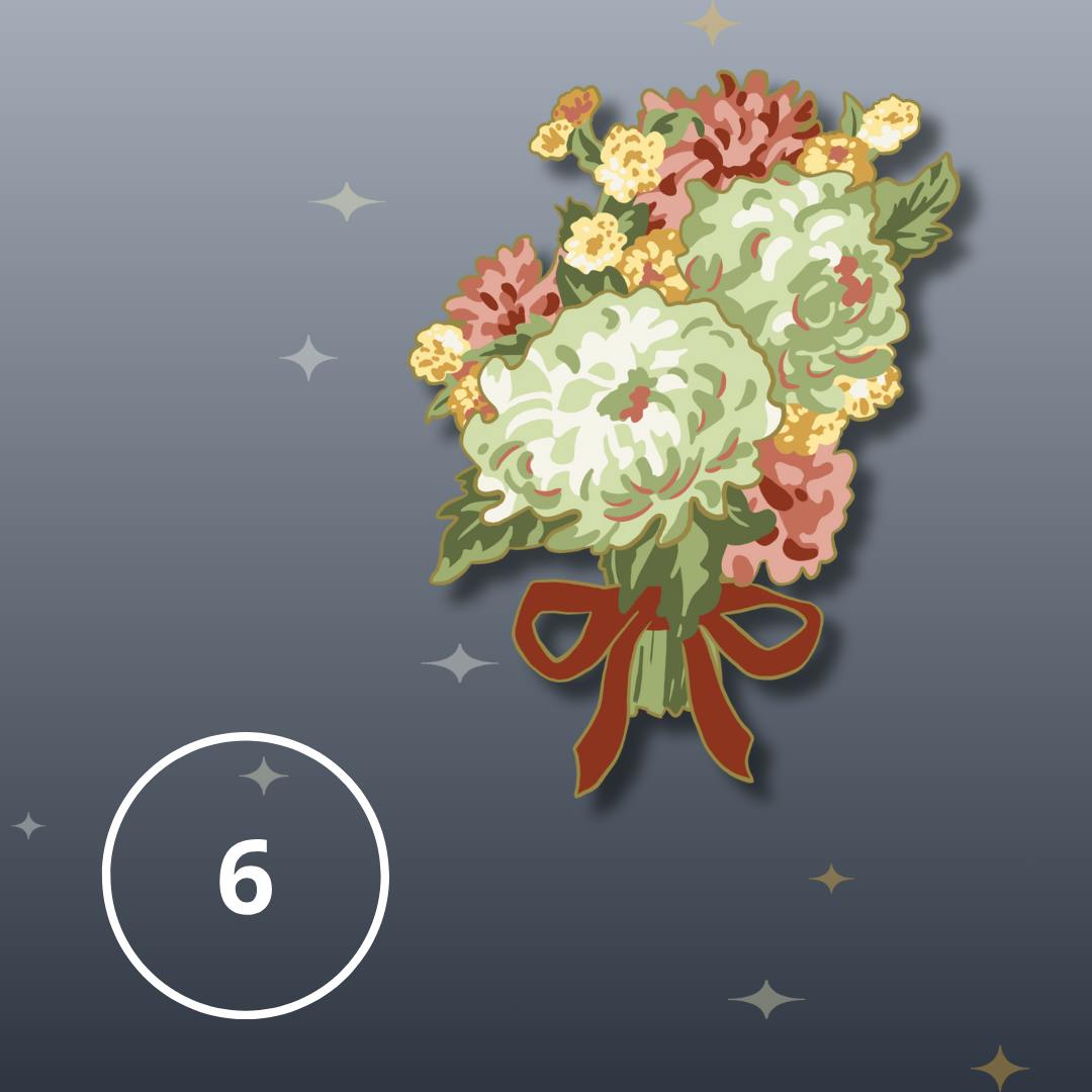 Six Pins of your Choice