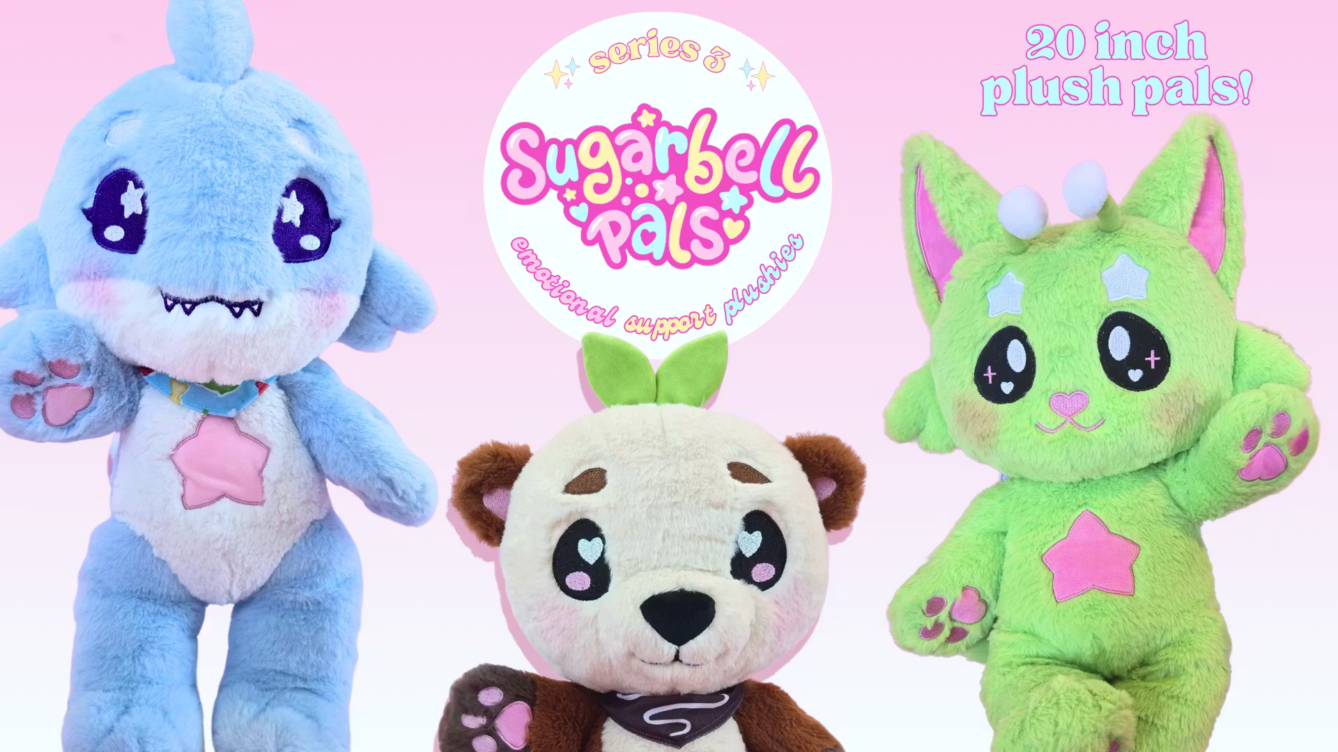 Sugarbell Pals: Comforting plush pals Series 3
