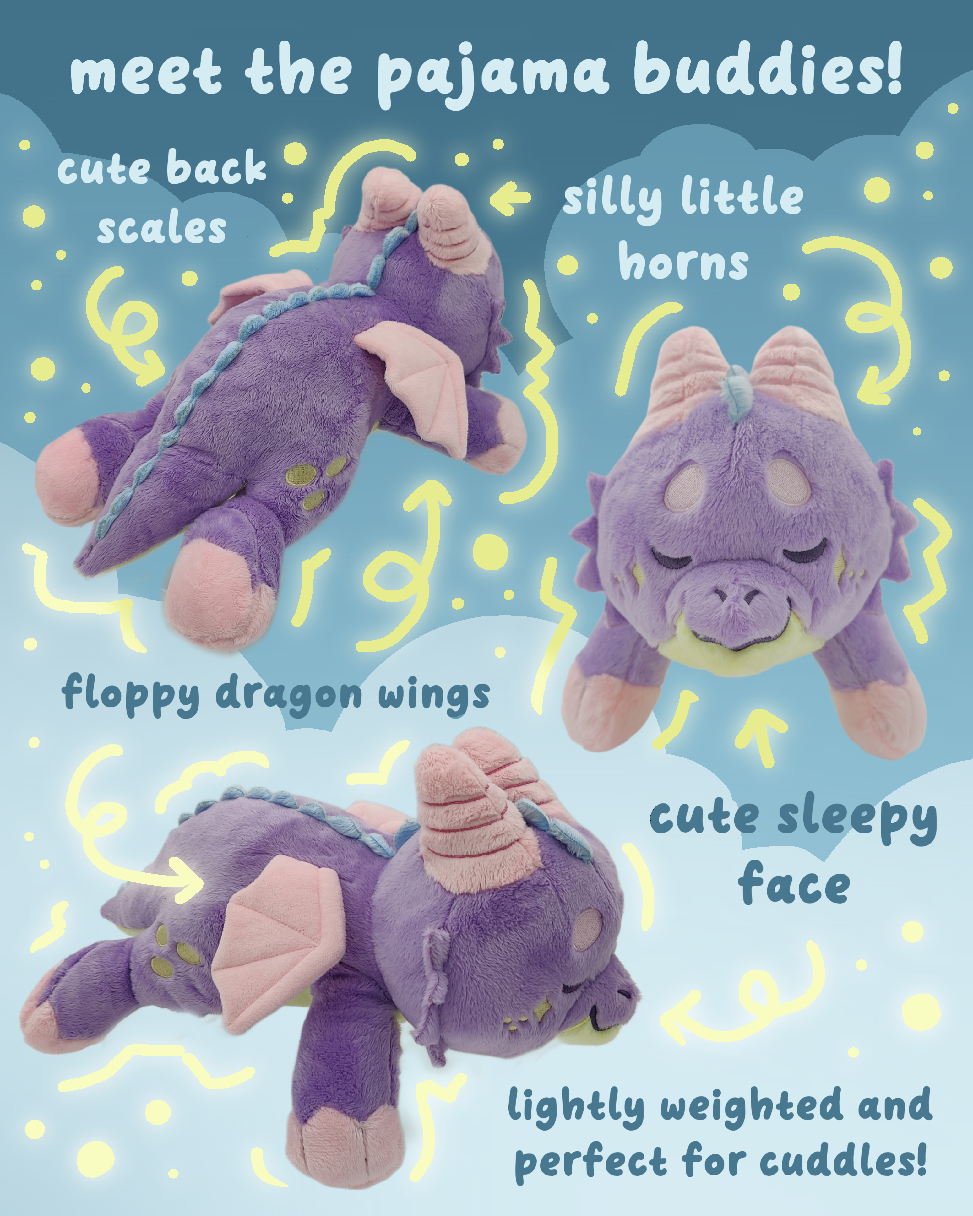 Ollie sleepy snuggles 14" plush UNLOCKED!